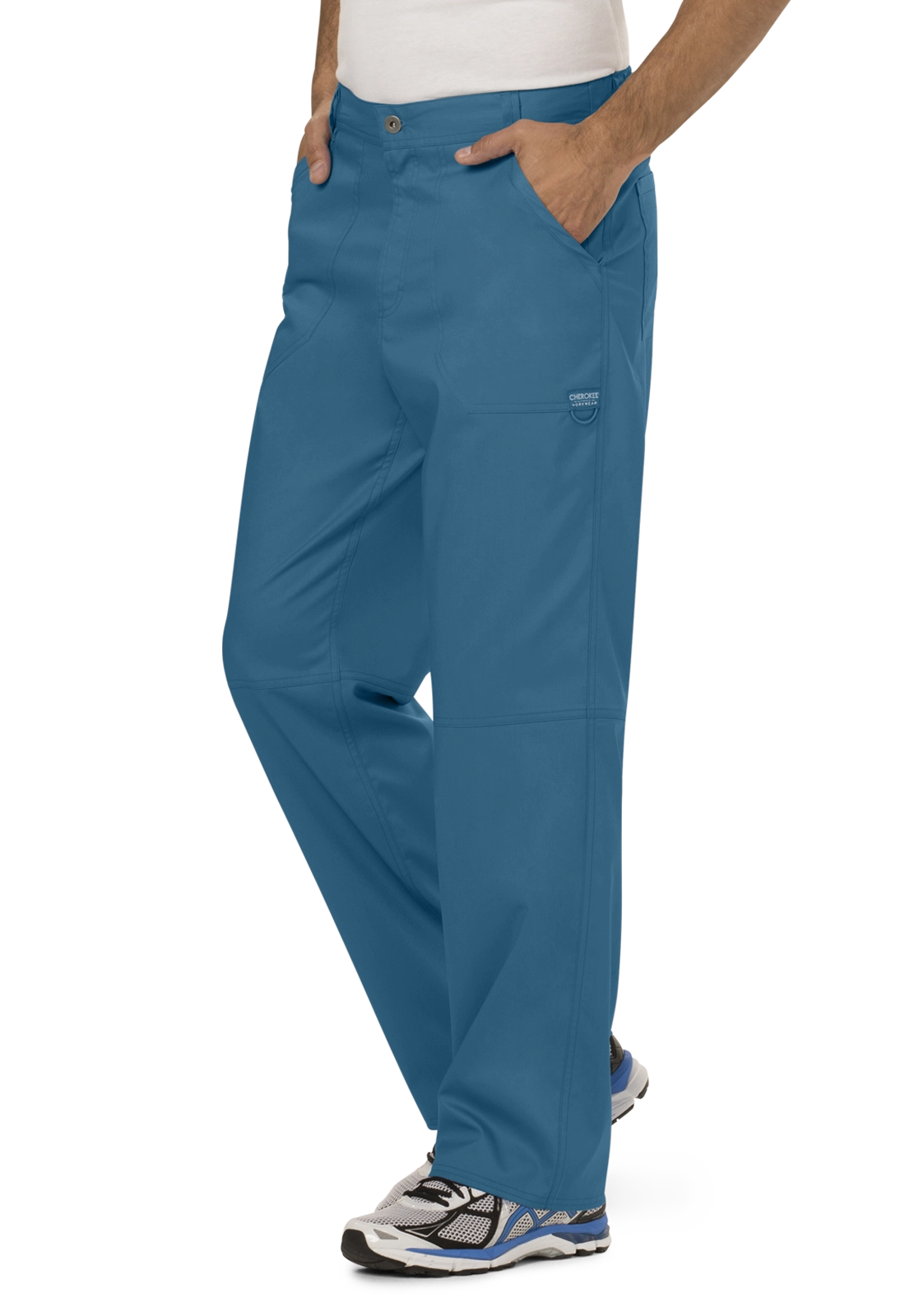 Pantalón sanitario Cherokee Revolution con botón y cremallera WW140