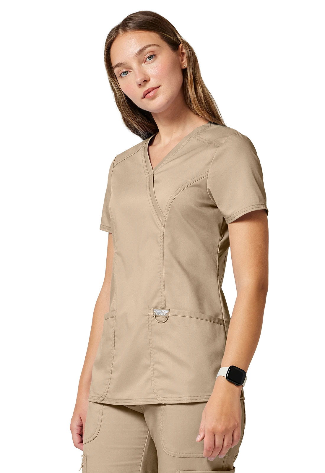 Túnica sanitária Cherokee Revolution cruzada ultra suave WW610 