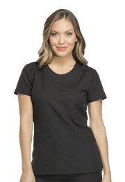 Túnica médica de senhora com decote redondo - Dynamix DK720