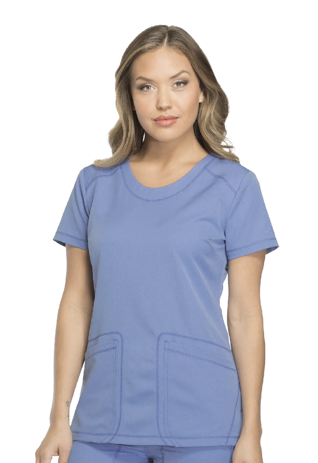 Top women's healthcare round neck - Dynamix DK720 