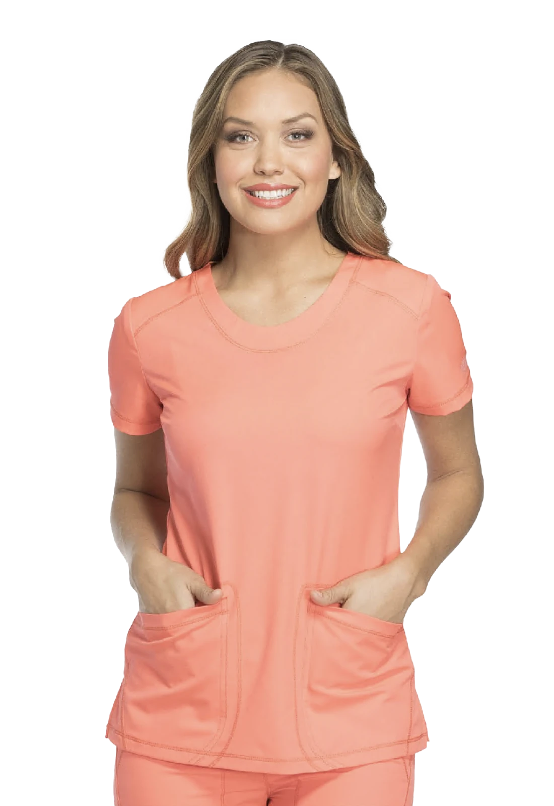 Top women's healthcare round neck - Dynamix DK720 