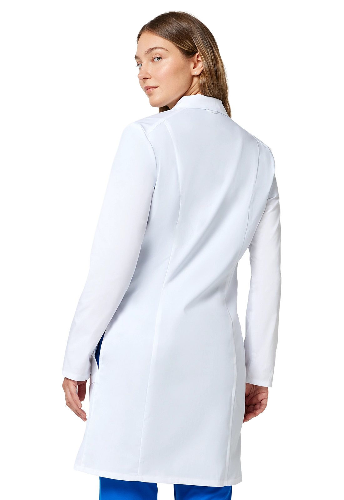 Bata sanitária feminina comprida e cintada Ref. CK421 