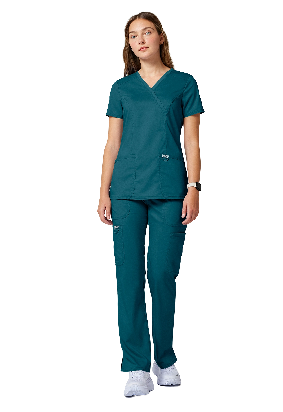 Casaca sanitaria mujer Cherokee Revolution cruzada ultra suave WW610