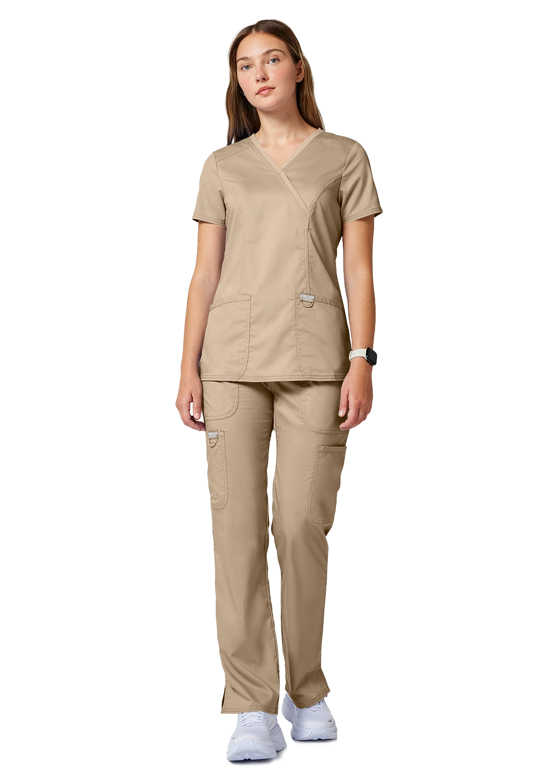 Túnica sanitária Cherokee Revolution cruzada ultra suave WW610 