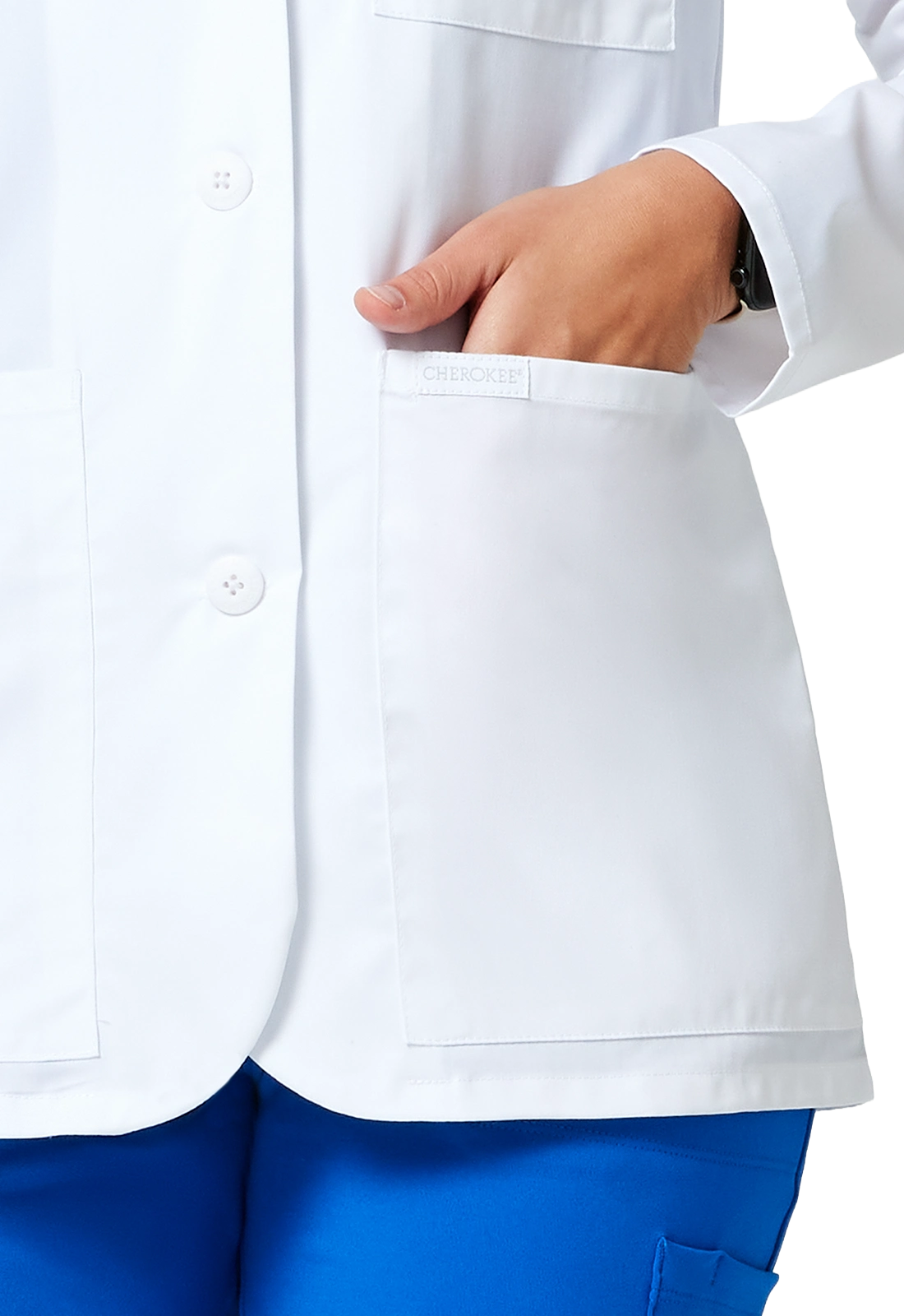 Bata sanitária feminina estilo blazer CK451 