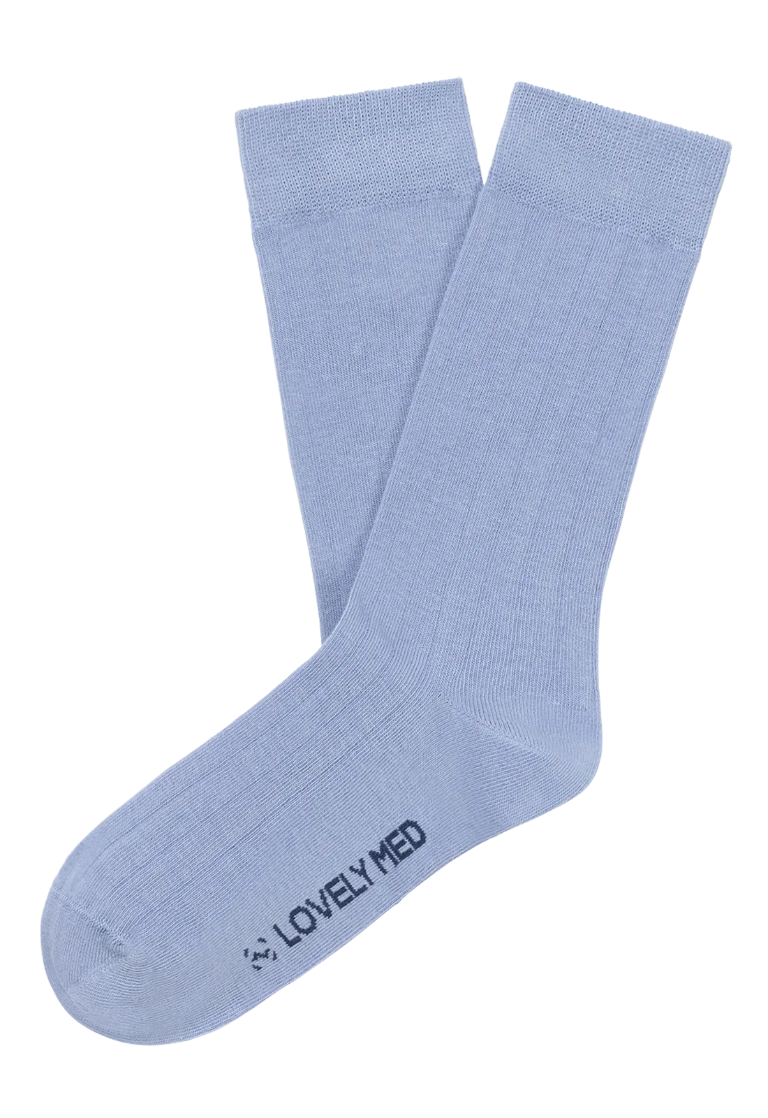 Calcetín canalé unicolor perfecto para combinar LM100