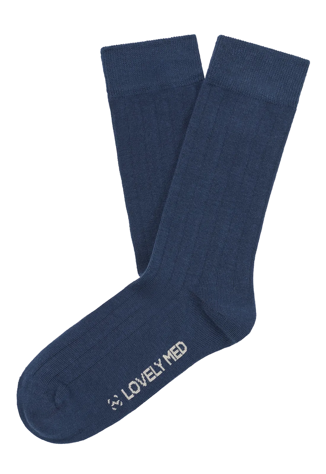 Calcetín canalé unicolor perfecto para combinar LM100