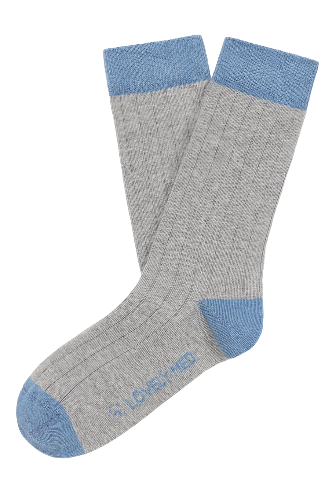 Calcetín canalé bicolor perfecto para combinar LM200