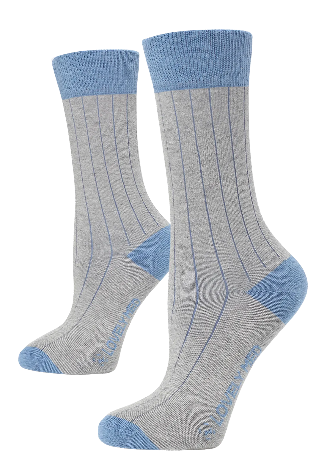 Calcetín canalé bicolor perfecto para combinar LM200