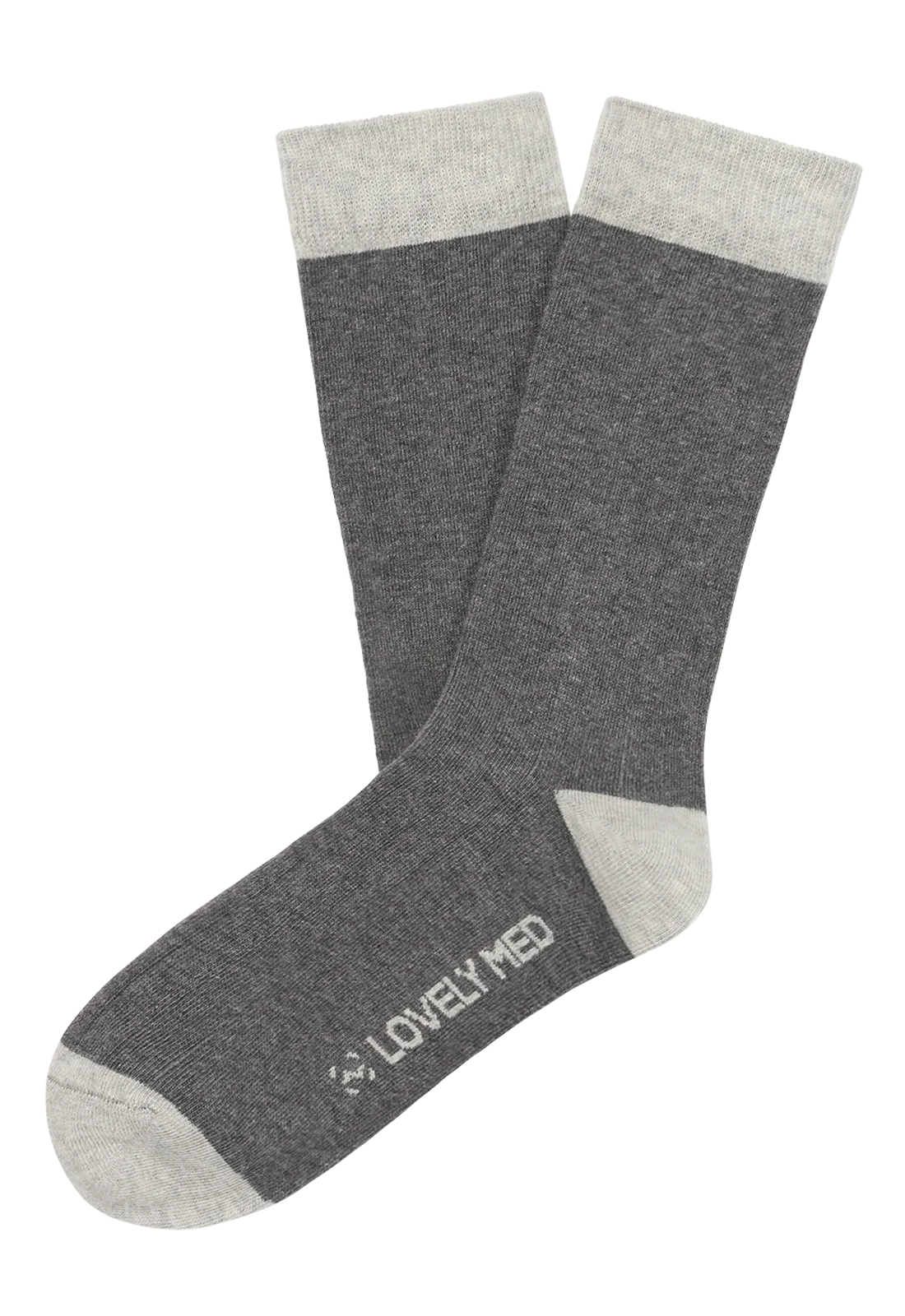 Calcetín canalé bicolor perfecto para combinar LM200