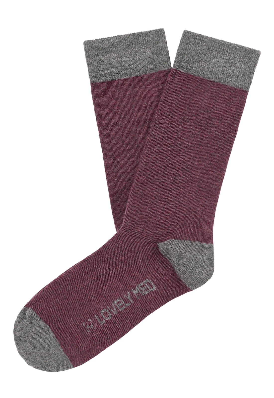 Calcetín canalé bicolor perfecto para combinar LM200