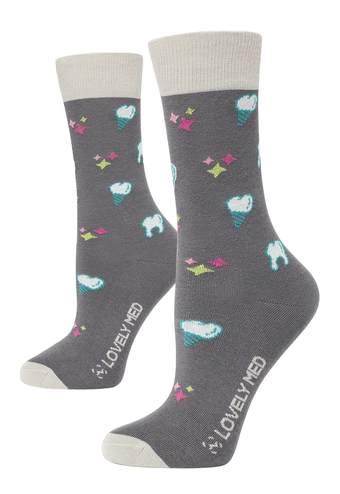 Calcetín estampado implants pweter LM400