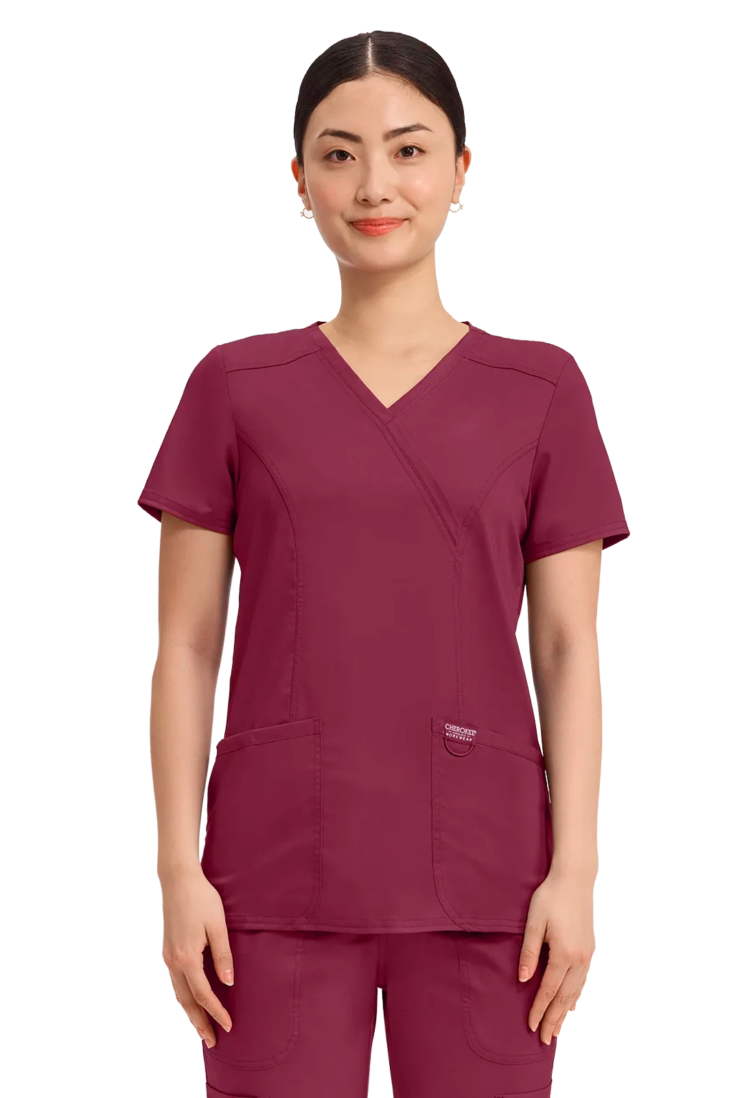 Casaca sanitaria Cherokee Revolution cruzada ultra suave WW610